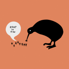 Potisk 239 - KEEP IT KIWI