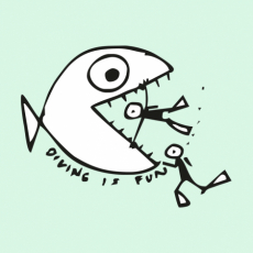 Potisk 290 - SCUBAHUBA