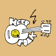 Potisk 441 - KEEP FOLK