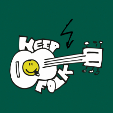 Potisk 441 - KEEP FOLK