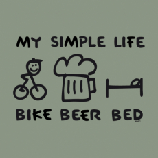 Potisk 1056 - BIKE BEER BED