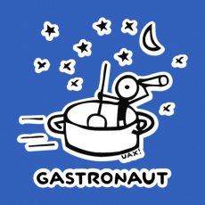 Potisk 1058 - GASTRONAUT