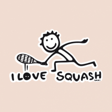 Potisk 1091 - I LOVE SQUASH