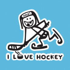 Potisk 1100 - I LOVE HOCKEY