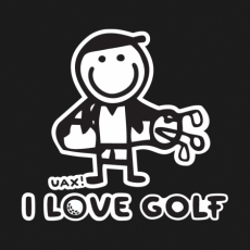 Potisk 1107 - I LOVE GOLF