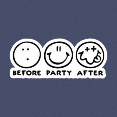 Potisk 1120 - BEFORE PARTY AFTER