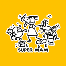 Potisk 1126 - SUPER MAM