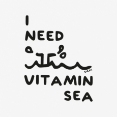 Potisk 1132 - I NEED VITAMIN SEA