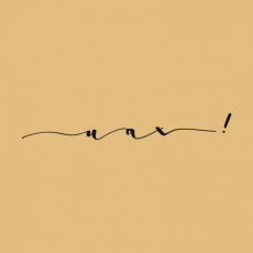 Potisk 1164 - UAX! CALLIGRAPHY