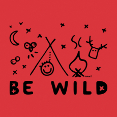 Potisk 1174 - BE WILD