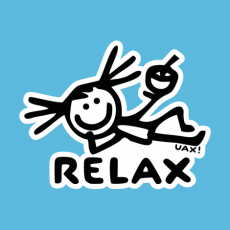 Potisk 1256 - RELAX GIRL