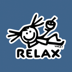 Potisk 1256 - RELAX GIRL