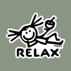 Potisk 1256 - RELAX GIRL