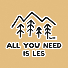 Potisk 1279 - ALL YOU NEED IS LES