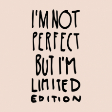 Potisk 1289 - IM NOT PERFECT