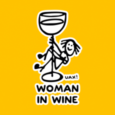 Potisk 1348 - WOMAN IN WINE 3