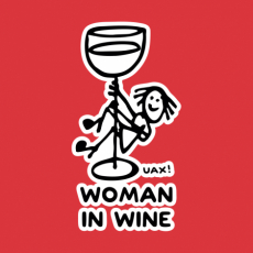 Potisk 1348 - WOMAN IN WINE 3