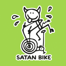 Potisk 5168 - SATAN BIKE