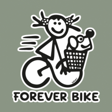 Potisk 5195 - FOREVER BIKE GIRL