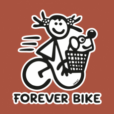 Potisk 5195 - FOREVER BIKE GIRL