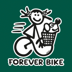 Potisk 5195 - FOREVER BIKE GIRL