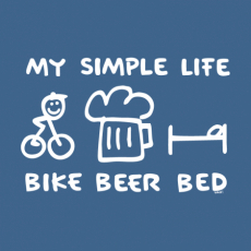 Potisk 1056 - BIKE BEER BED