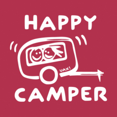 Potisk 1116 - HAPPY CAMPER