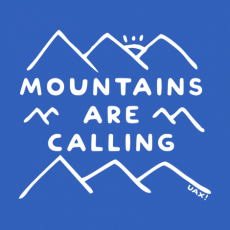 Potisk 1204 - MOUNTAINS ARE CALLING