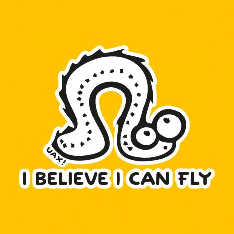 Potisk 1062 - I BELIVE I CAN FLY