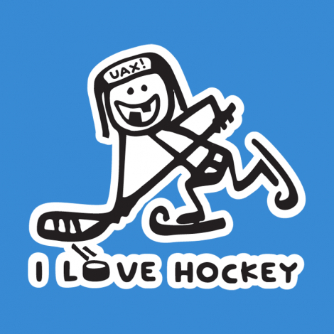 Potisk 1100 - I LOVE HOCKEY