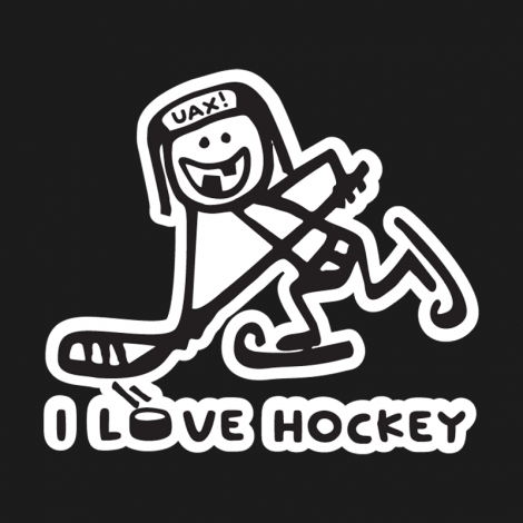 Potisk 1100 - I LOVE HOCKEY