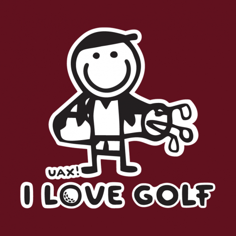 Potisk 1107 - I LOVE GOLF