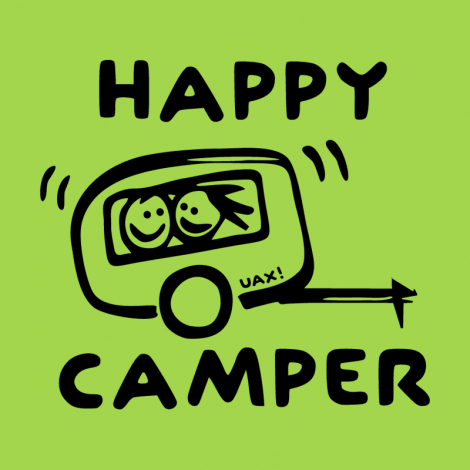 Potisk 1116 - HAPPY CAMPER