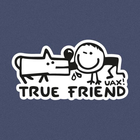 Potisk 1123 - TRUE FRIEND