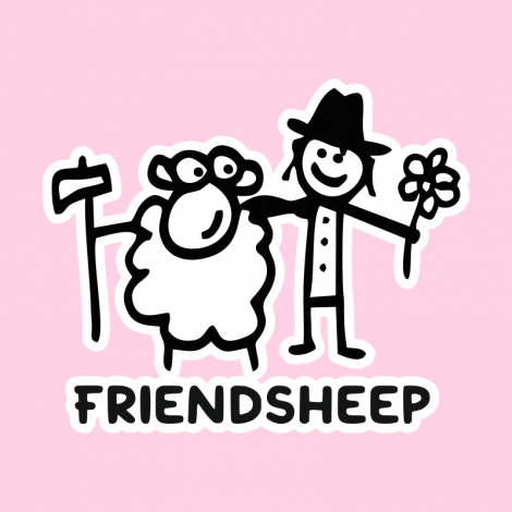 Potisk 1205 - FRIENDSHEEP