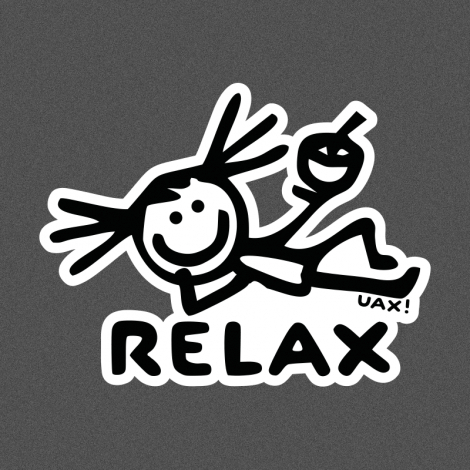 Potisk 1256 - RELAX GIRL