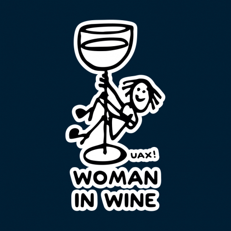 Potisk 1348 - WOMAN IN WINE 3