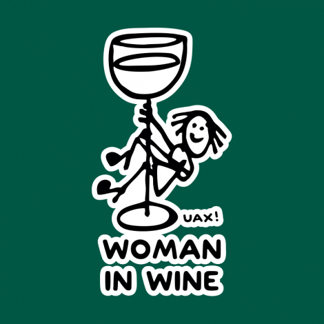 Potisk 1348 - WOMAN IN WINE 3