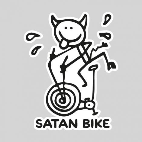 Potisk 5168 - SATAN BIKE