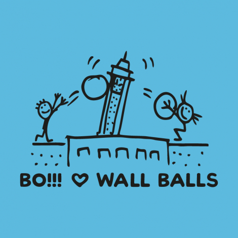 Potisk 5198 - BO!!! LOVE WALL BALLS