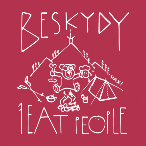 Potisk 1241 - I EAT PEOPLE BESKYDY