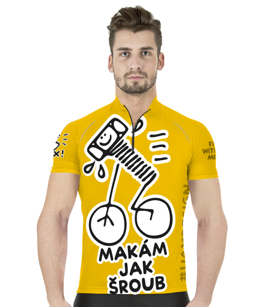 CYCLING JERSEY MEN MAKÁM JAK ŠROUB