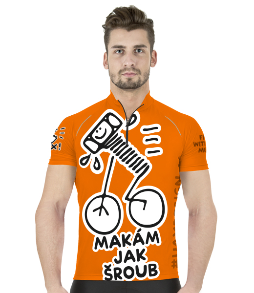 CYCLING JERSEY MEN MAKÁM JAK ŠROUB