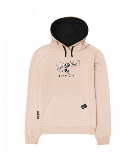 URBAN CLASSIC HOODIE LIGHT for man with design 1005 SERE MED in color CAPPUCINO UAX.cz