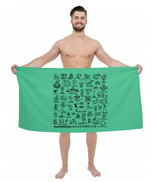 PRINTED BIG TOWELS