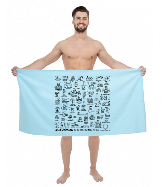 PRINTED BIG TOWELS