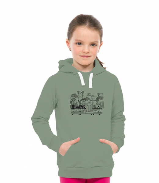 CHILDREN'S SWEATSHIRTS LIGHT WITH HOOD