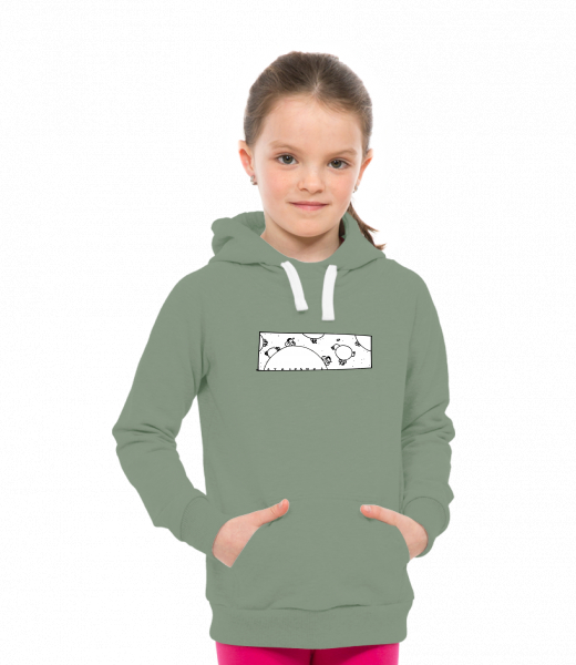 CHILDREN'S SWEATSHIRTS LIGHT WITH HOOD