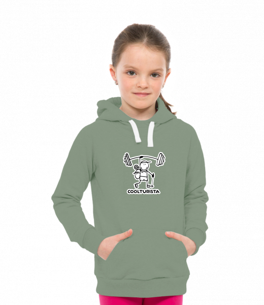 CHILDREN'S SWEATSHIRTS LIGHT WITH HOOD