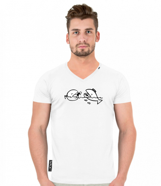 T-SHIRTS SLIM FIT V NECK